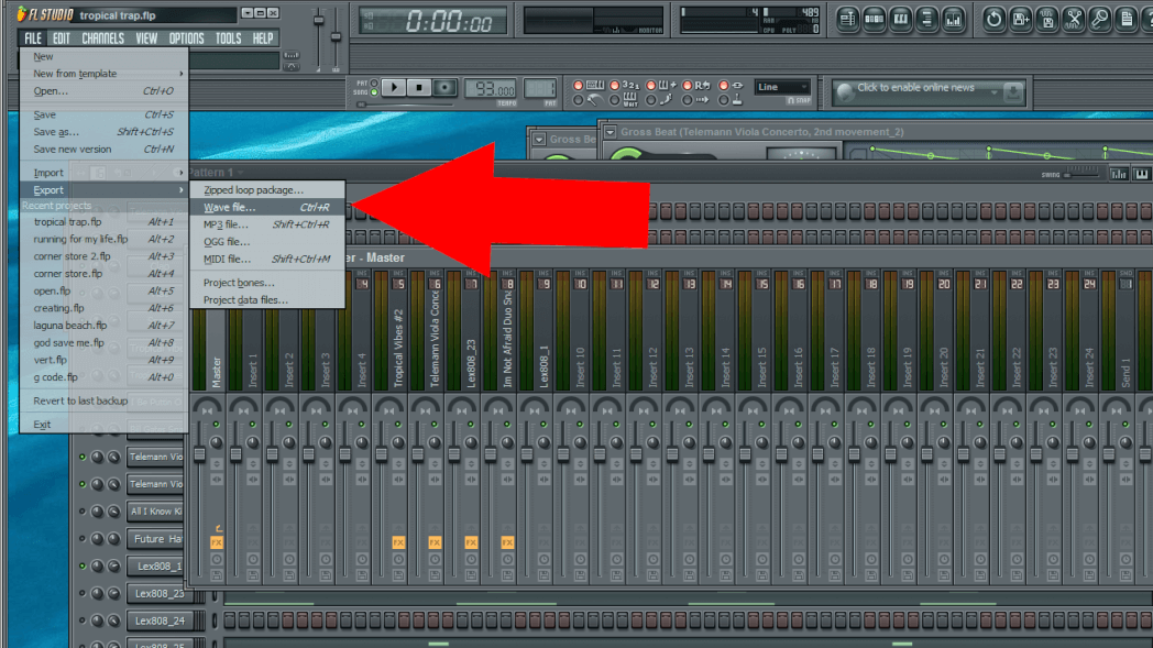 How to Export Individual Tracks in FL Studio For Mixing